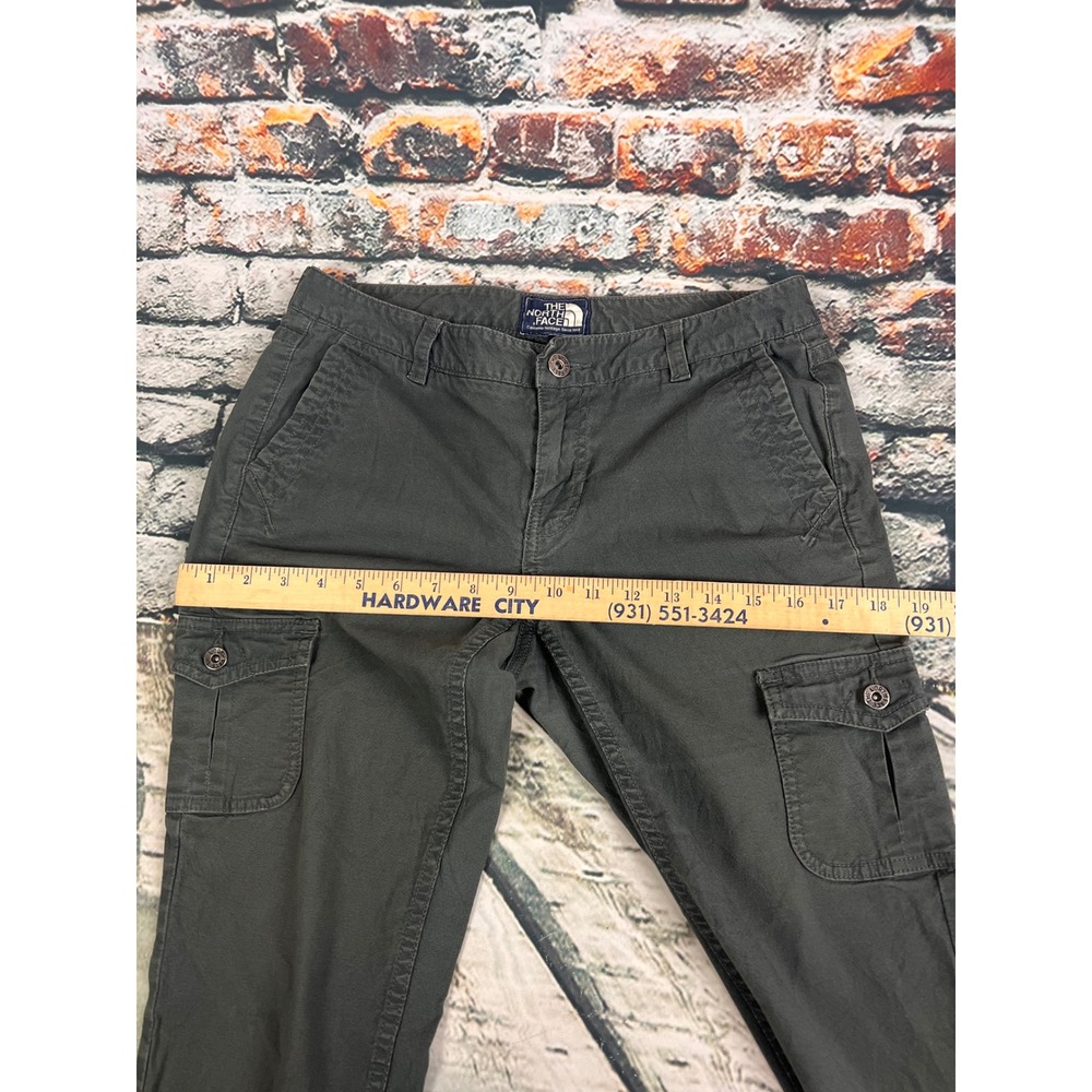 The North Face Womens 6 Regular Cargo Pants Charcoal Grey Slim Utility Hiking - Picture 9 of 9